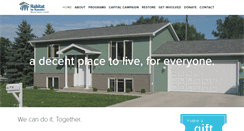 Desktop Screenshot of habitatwinona.org